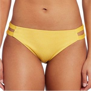 CALIA Swim by Carrie Underwood Bikini Bottoms with Elastic Sides, NWTs, S